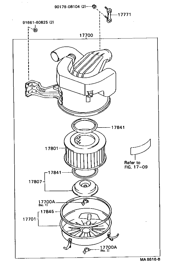 17700-56490 CLEANER ASSY, AIR product image