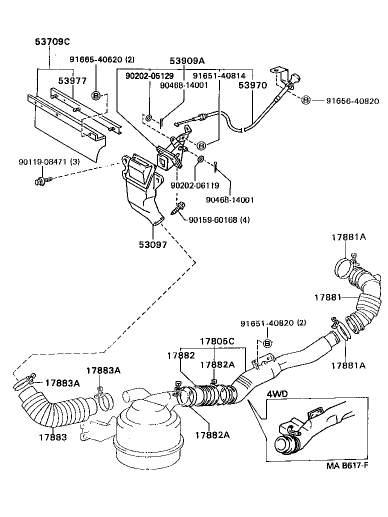 17700-56490 CLEANER ASSY, AIR product image