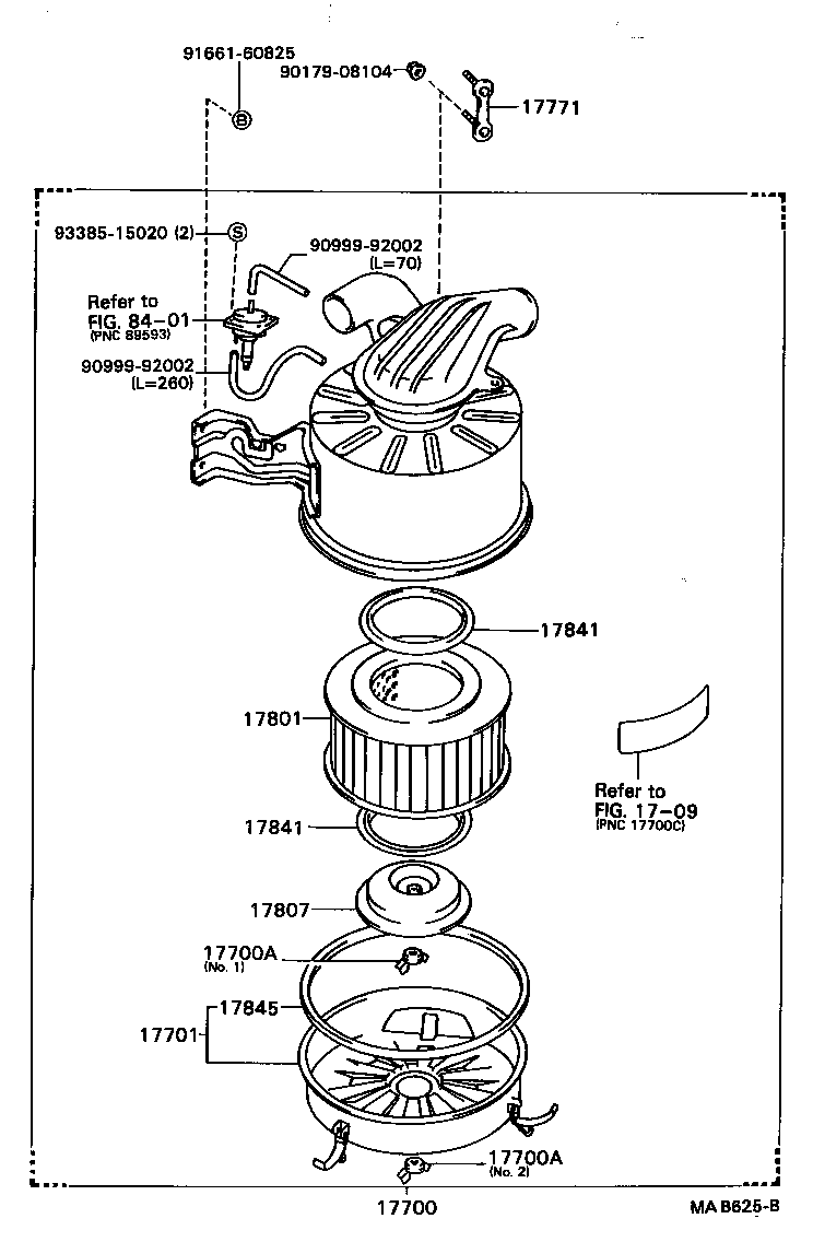 17349-58020 HOSE, INTAKE PIPE product image