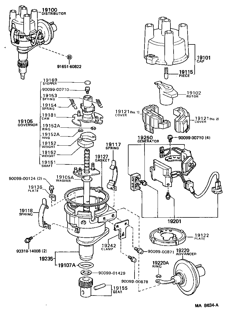 19250-13120 GENERATOR ASSY, SIGNAL product image