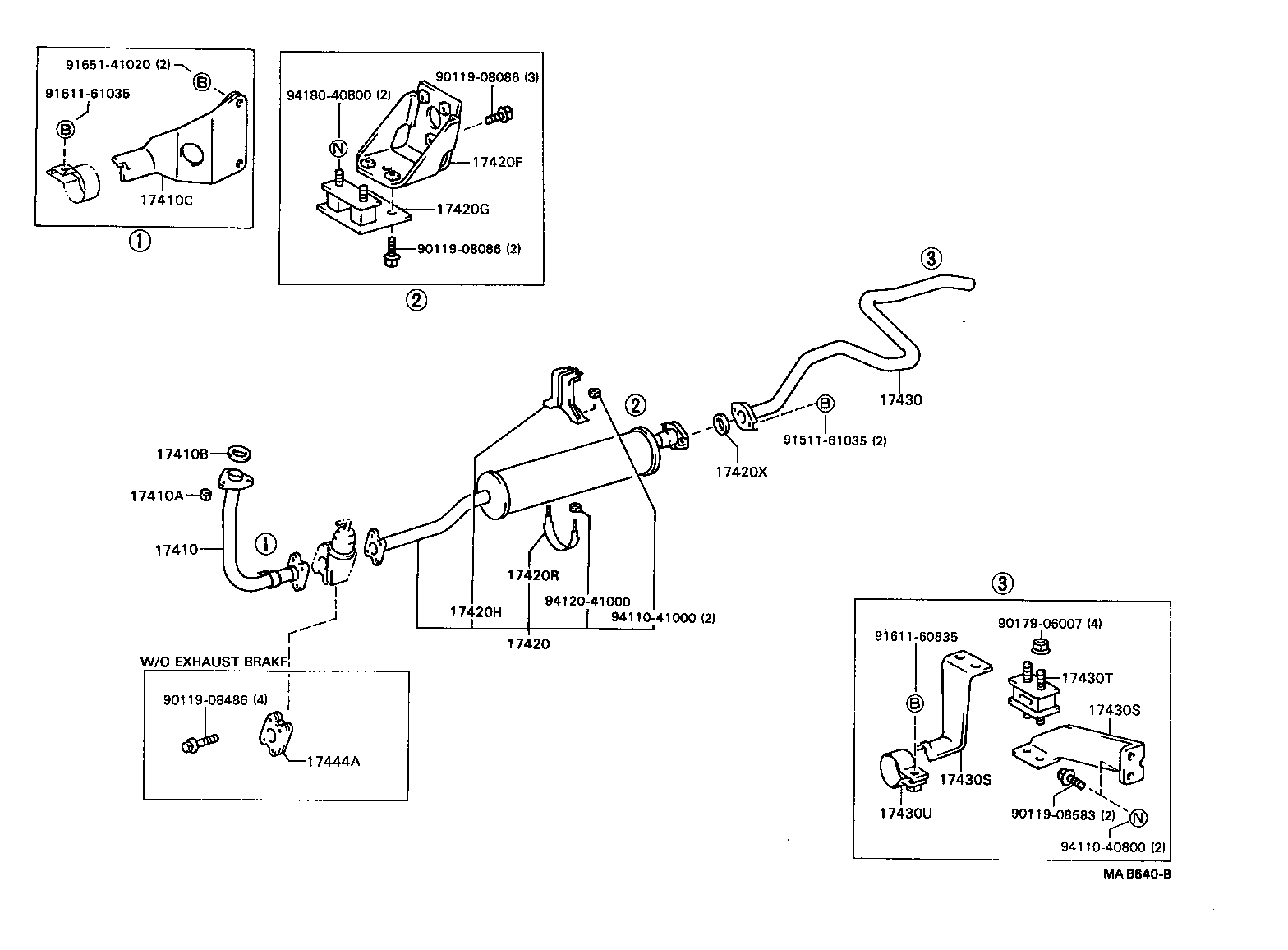 17430-58271 PIPE ASSY, EXHAUST, TAIL product image