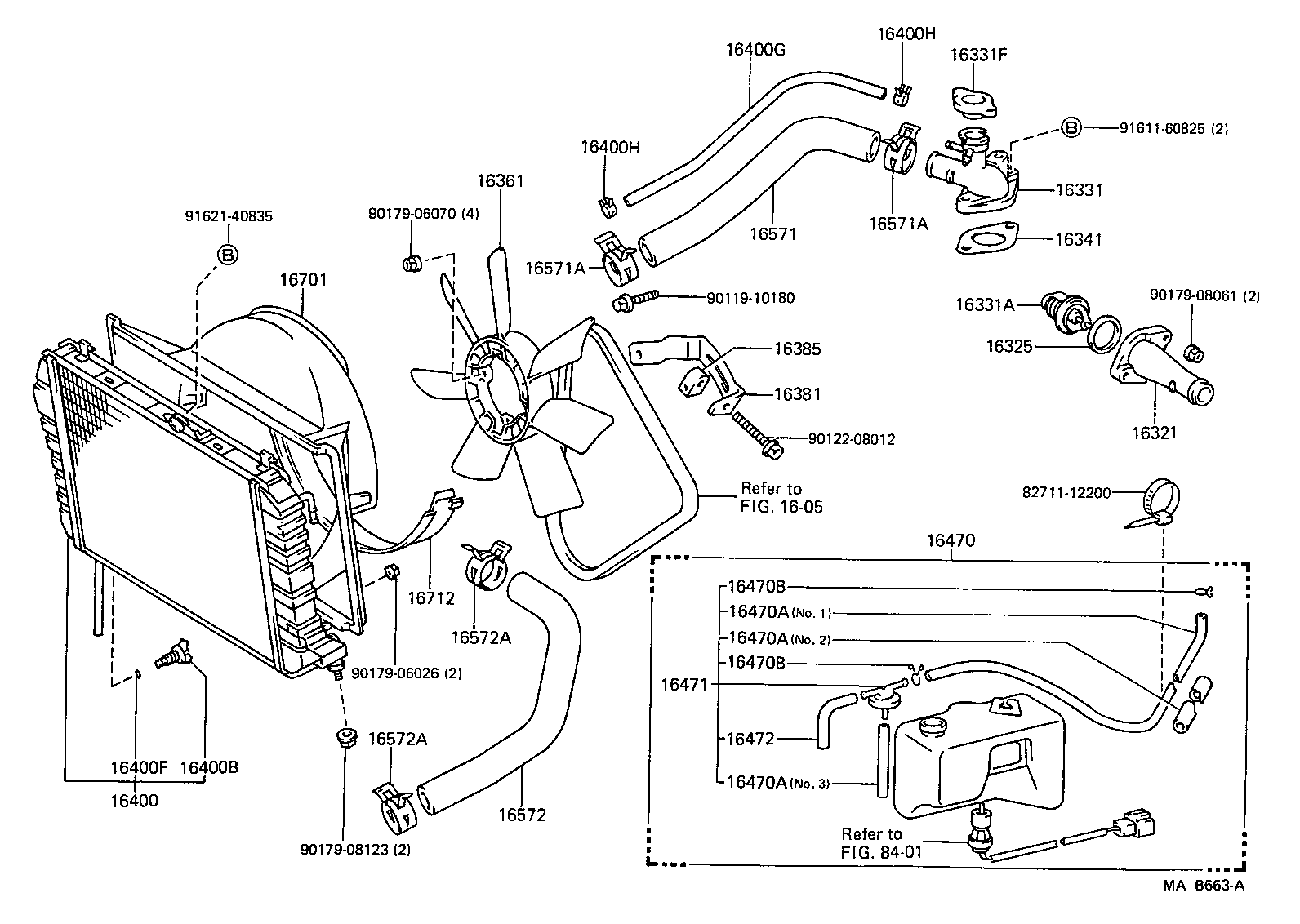 16381-13020 BAR, FAN BELT ADJUSTING product image