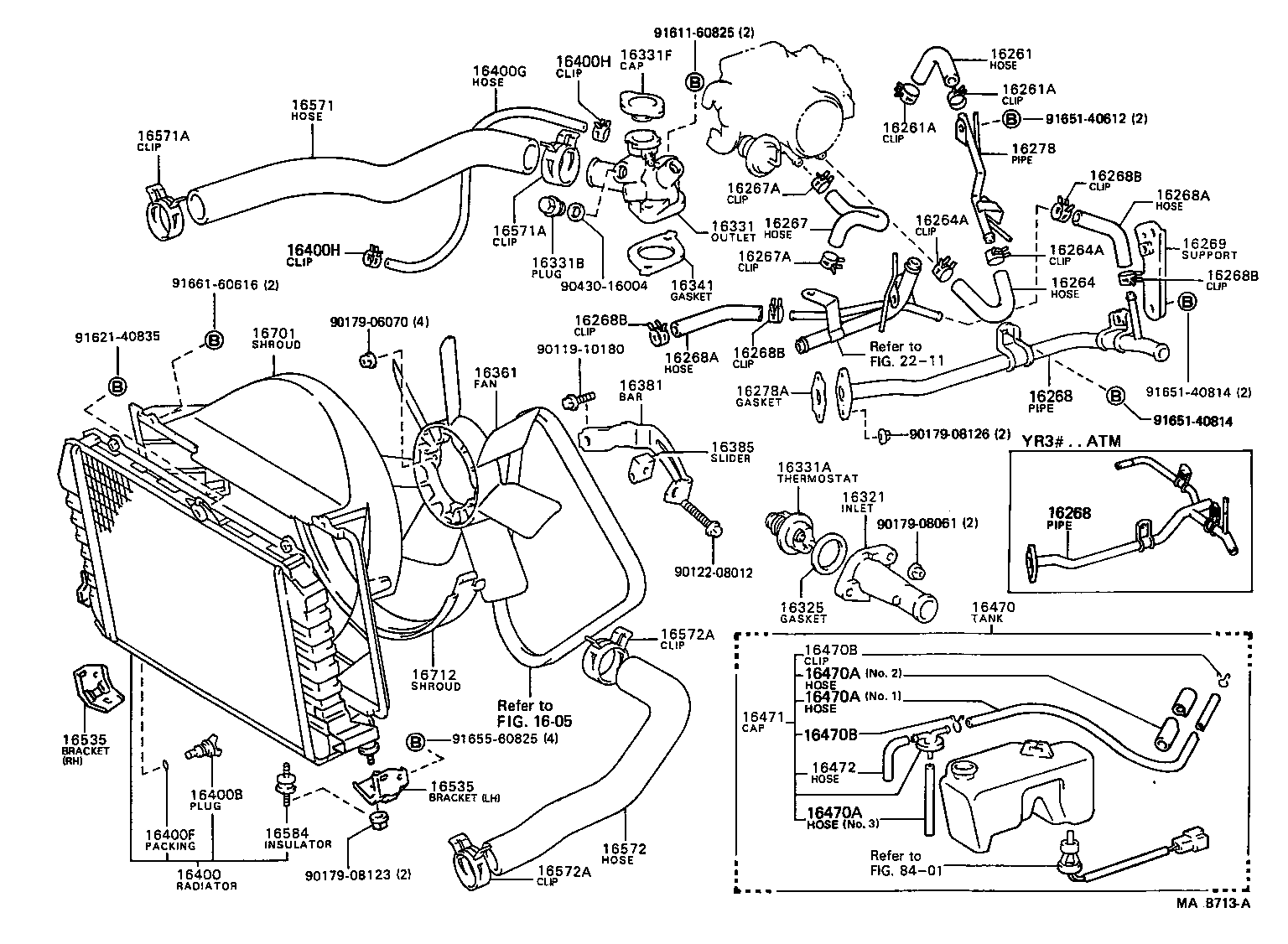 Toyota 16341-71011 GASKET, WATER OUTLET
