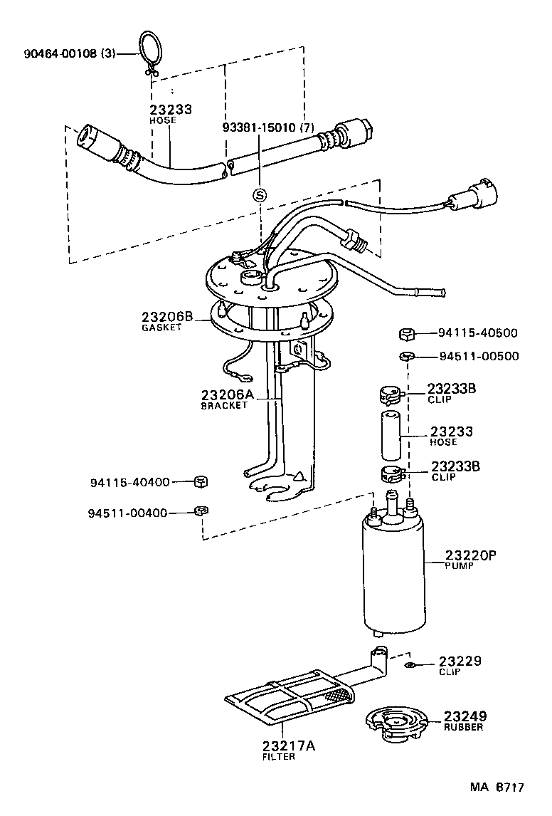 22271-73011 GASKET, THROTTLE BODY product image
