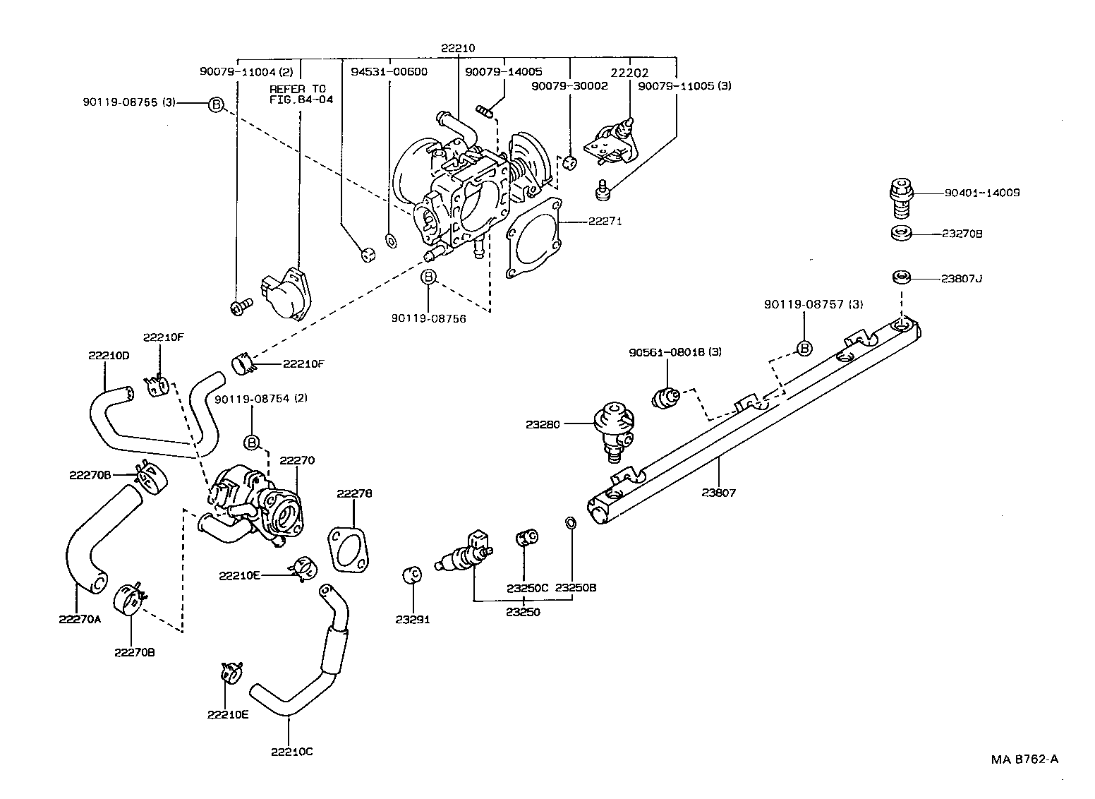 22210-42220 BODY ASSY, THROTTLE product image