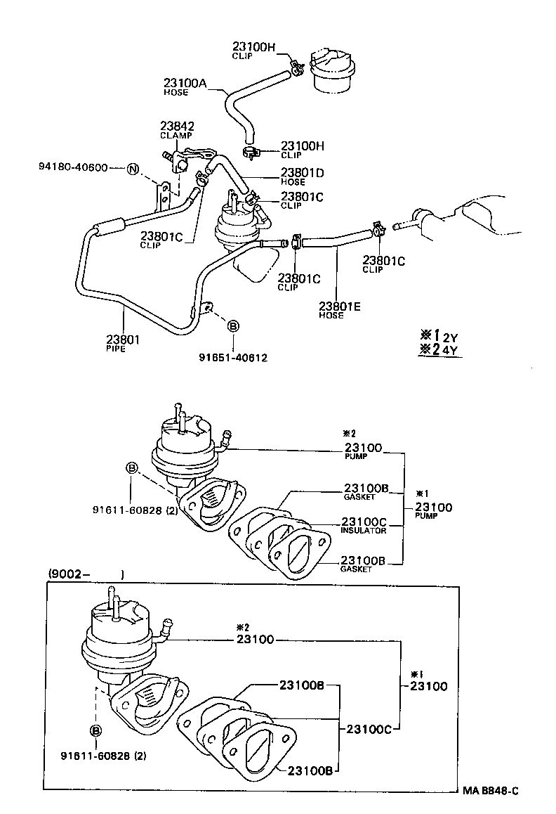 23100-79085 PUMP ASSY, FUEL product image