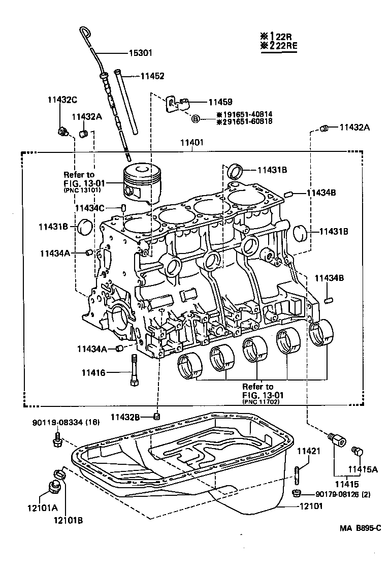 11448-17010 ORIFICE, CYLINDER BLOCK OIL product image