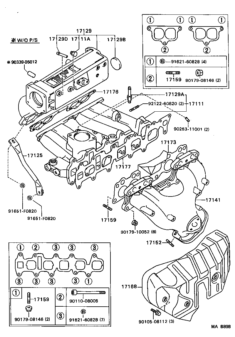 17111-58011 MANIFOLD, INTAKE product image