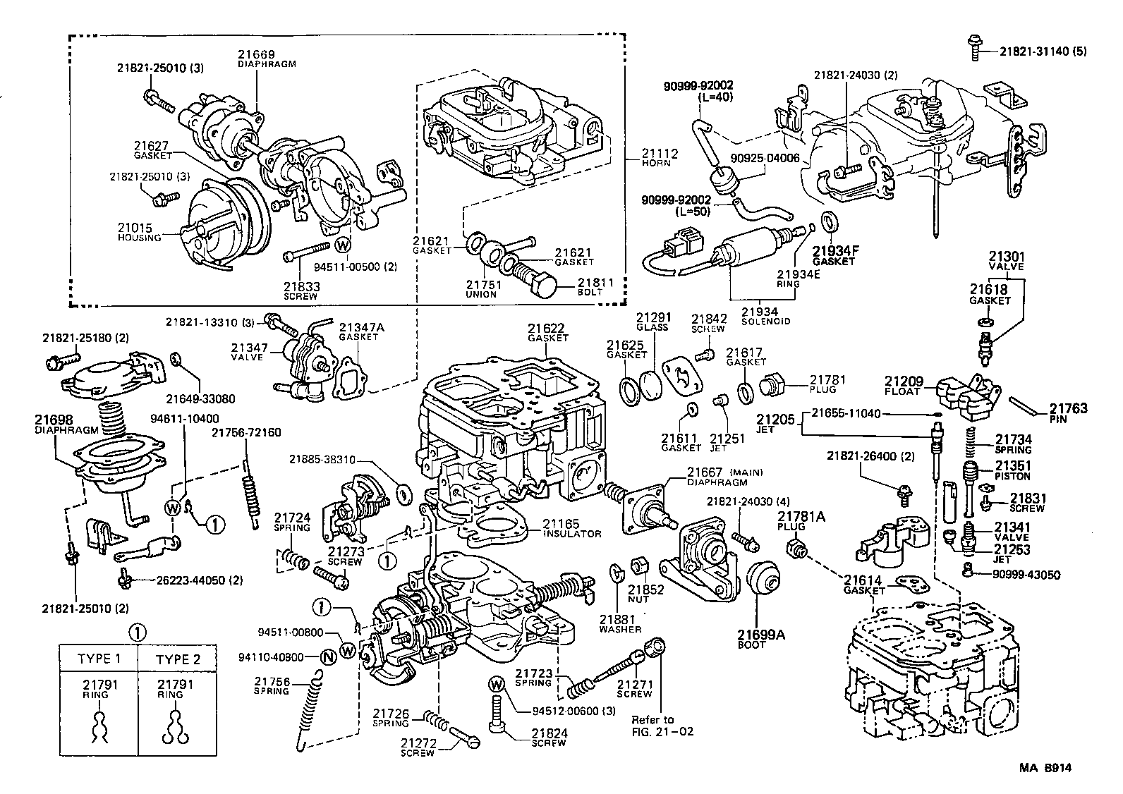 21015-72030 HOUSING SUB-ASSY, COIL product image