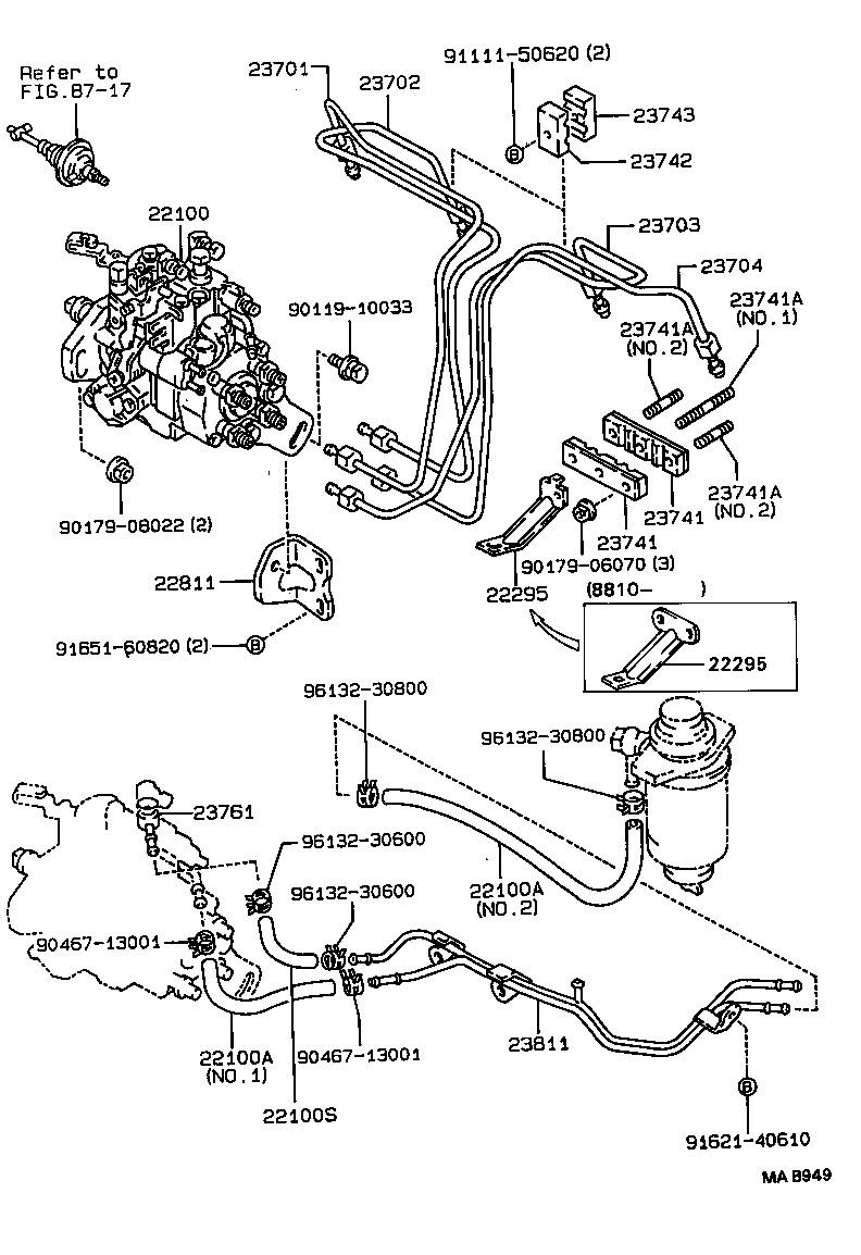 22100-6A570 PUMP ASSY, INJECTION OR SUPPLY product image