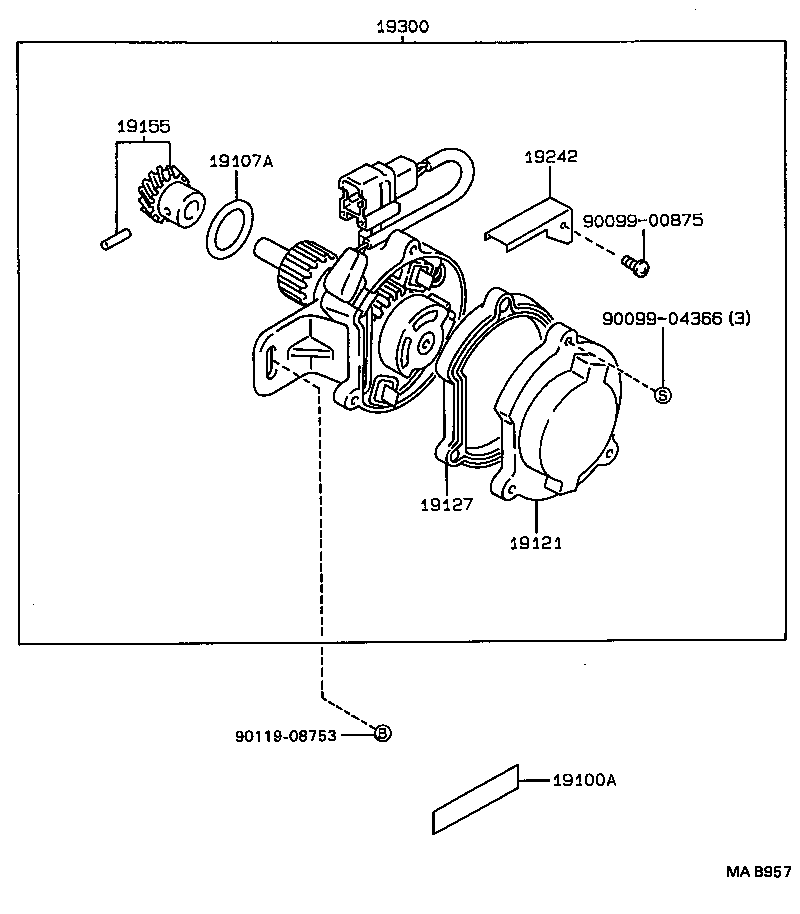 19235-70150 HOUSING, DISTRIBUTOR product image