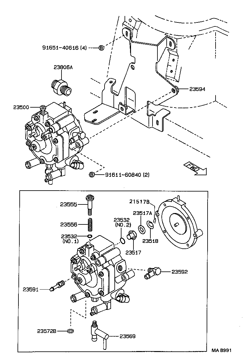 04236-72010 VALVE KIT, LPG REGULATOR product image