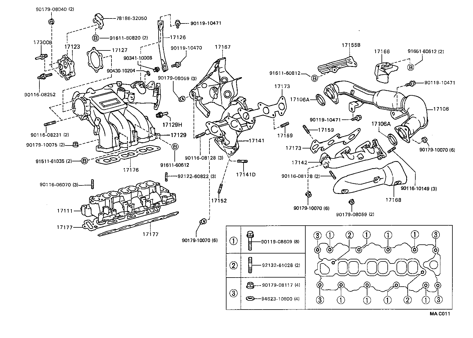 17109-62010 TANK, INTAKE AIR SURGE product image