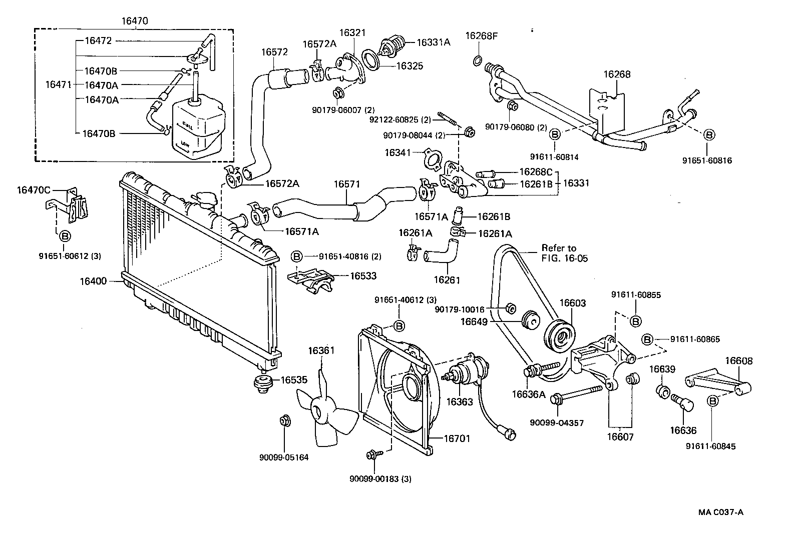 16400-74300 RADIATOR ASSY product image