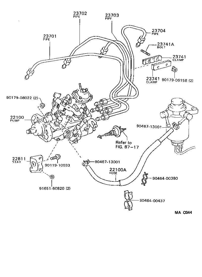 22100-6A720 PUMP ASSY, INJECTION OR SUPPLY product image