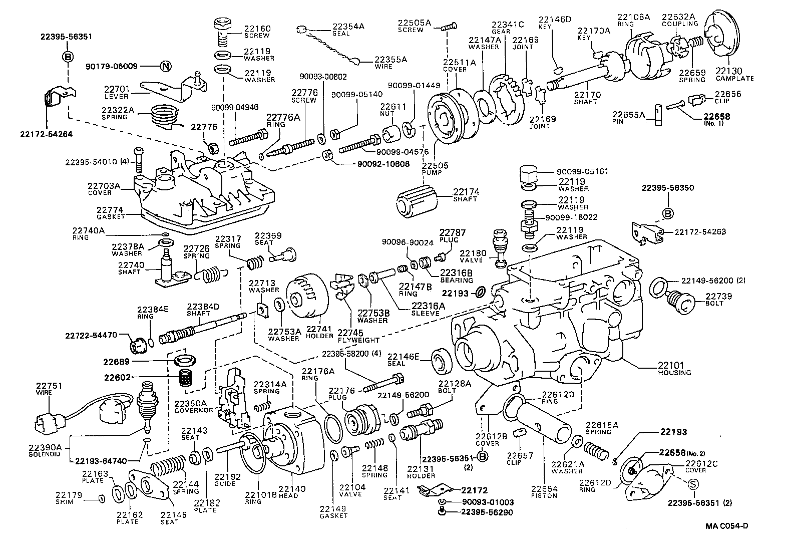 22172-56290 CLIP, CONNECTOR SUPPORT, SOLENOID product image