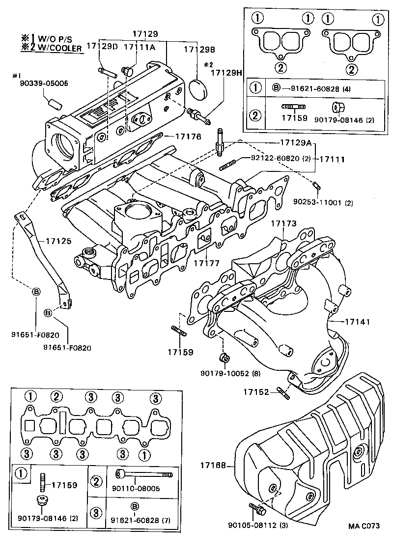 17101-35040 MANIFOLD, INTAKE product image