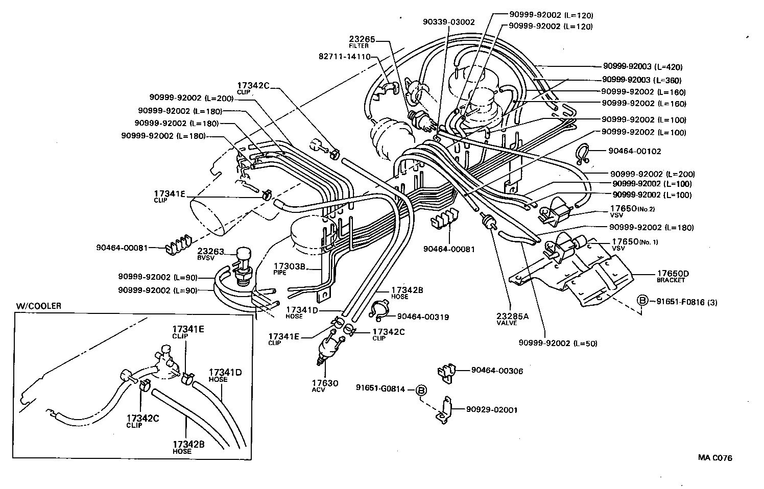 17300-73020 VALVE ASSY, AIR CONTROL product image