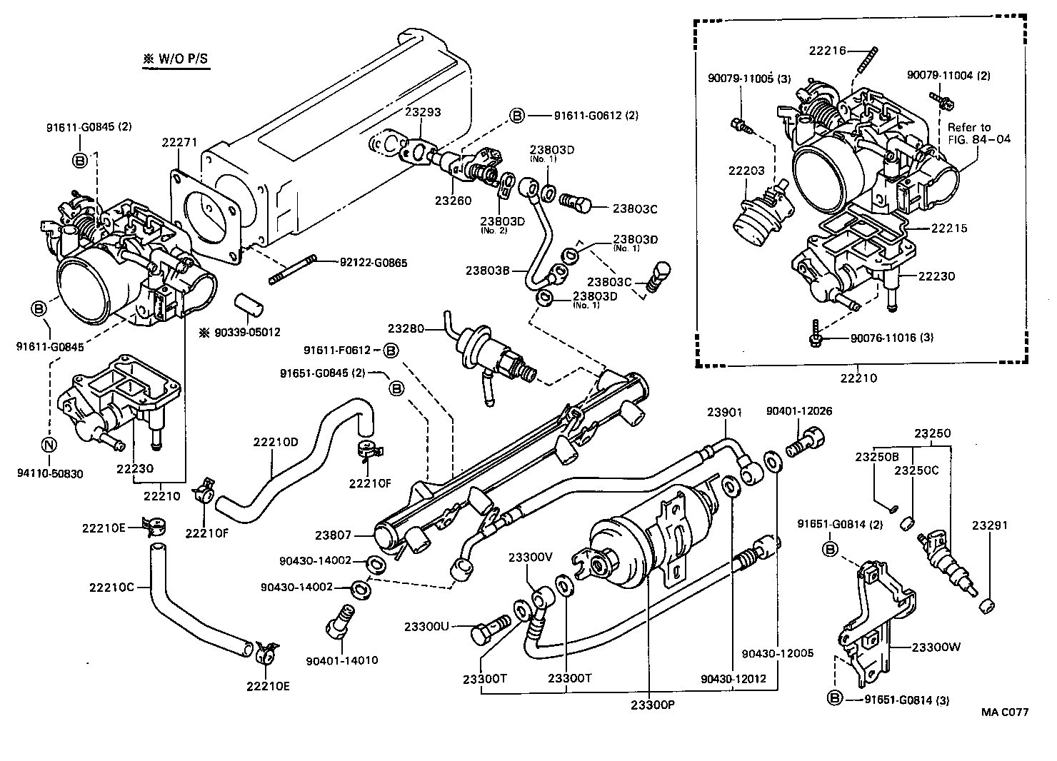 23209-35030 INJECTOR ASSY, FUEL product image