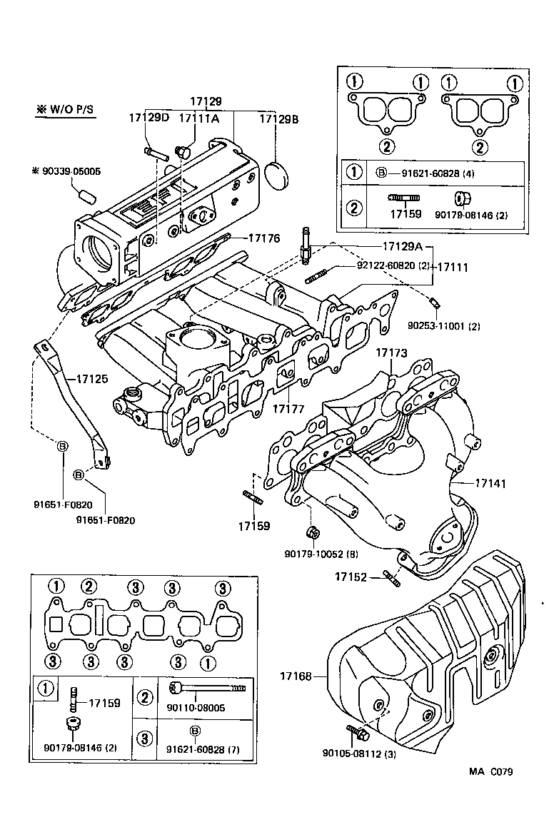 17101-35011 MANIFOLD, INTAKE product image