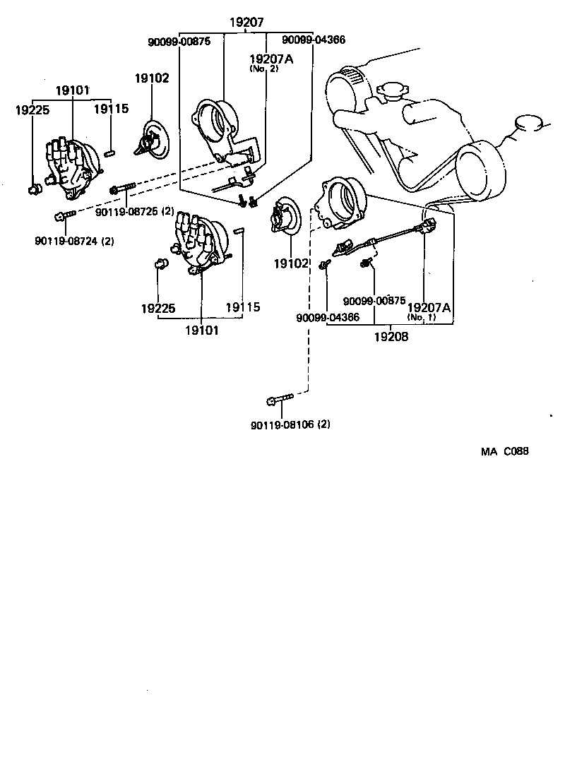19250-70200 GENERATOR ASSY, SIGNAL product image
