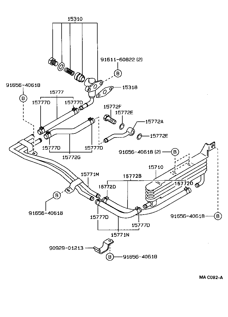 15310-43010 REGULATOR ASSY, OIL PRESSURE product image