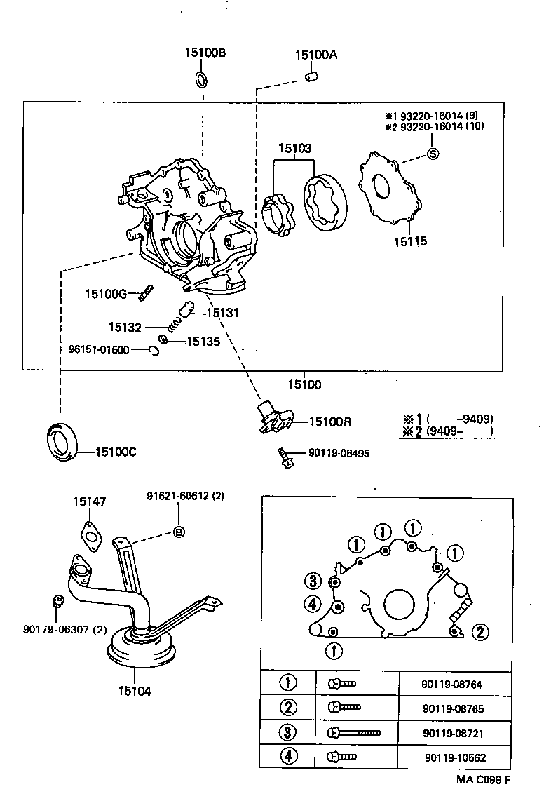 15101-46050 BODY SUB-ASSY, OIL PUMP product image