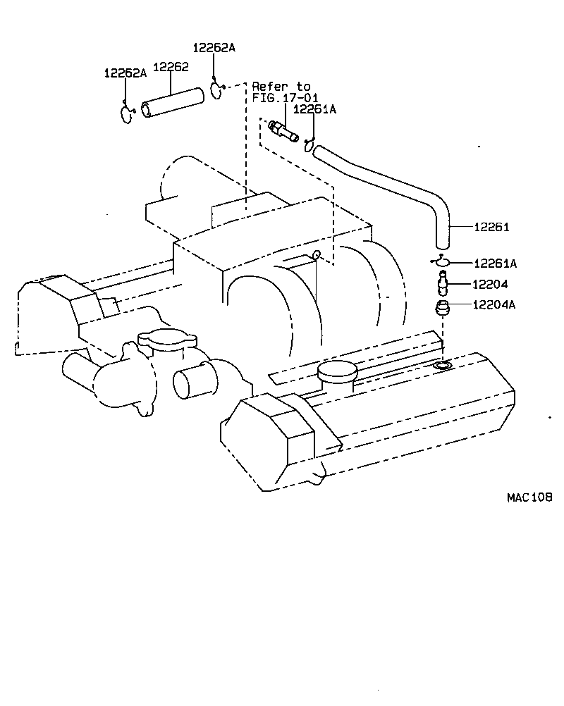 90467-22009 CLIP(FOR VENTILATION HOSE NO.2) product image
