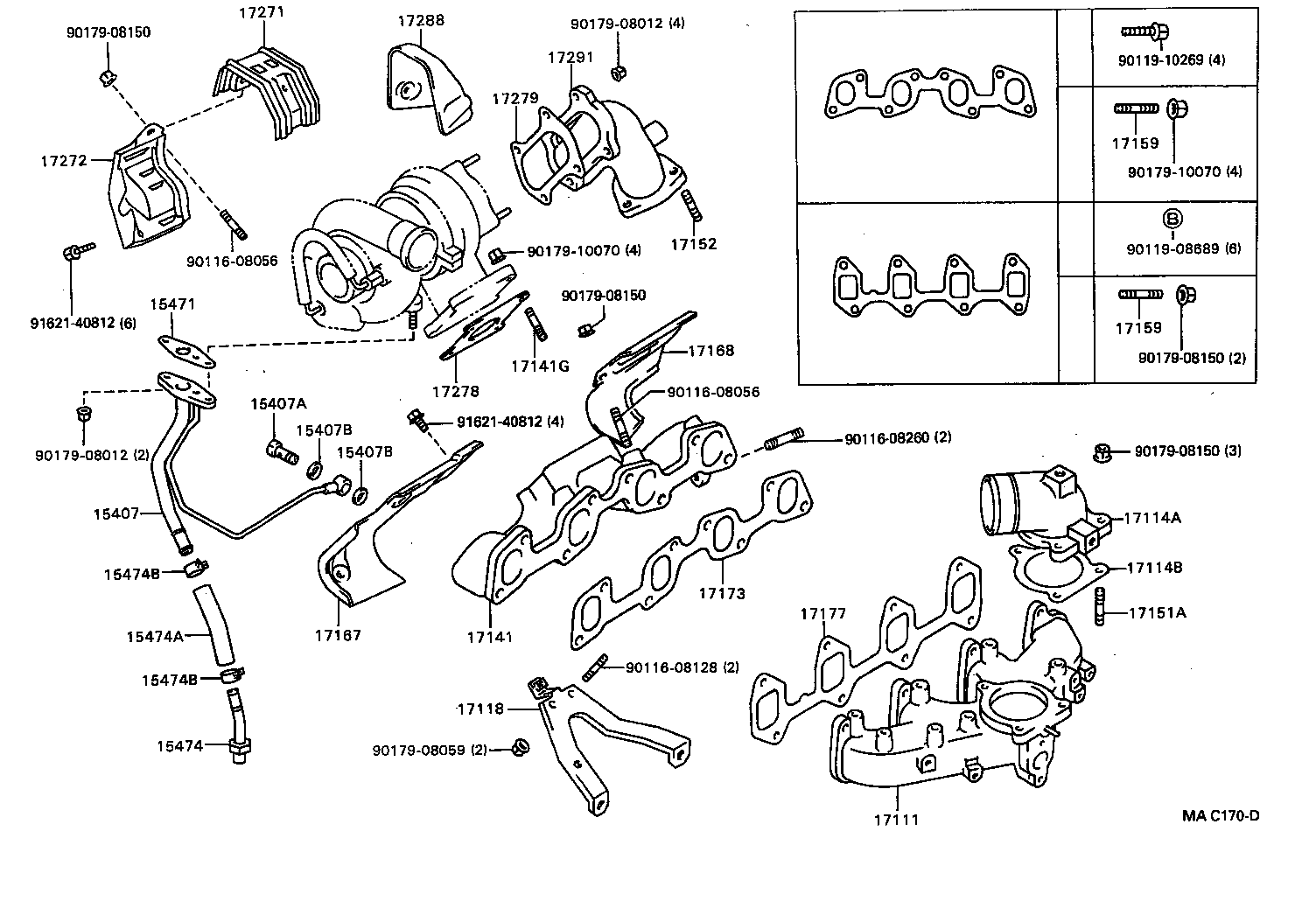 17101-54091 MANIFOLD, INTAKE product image