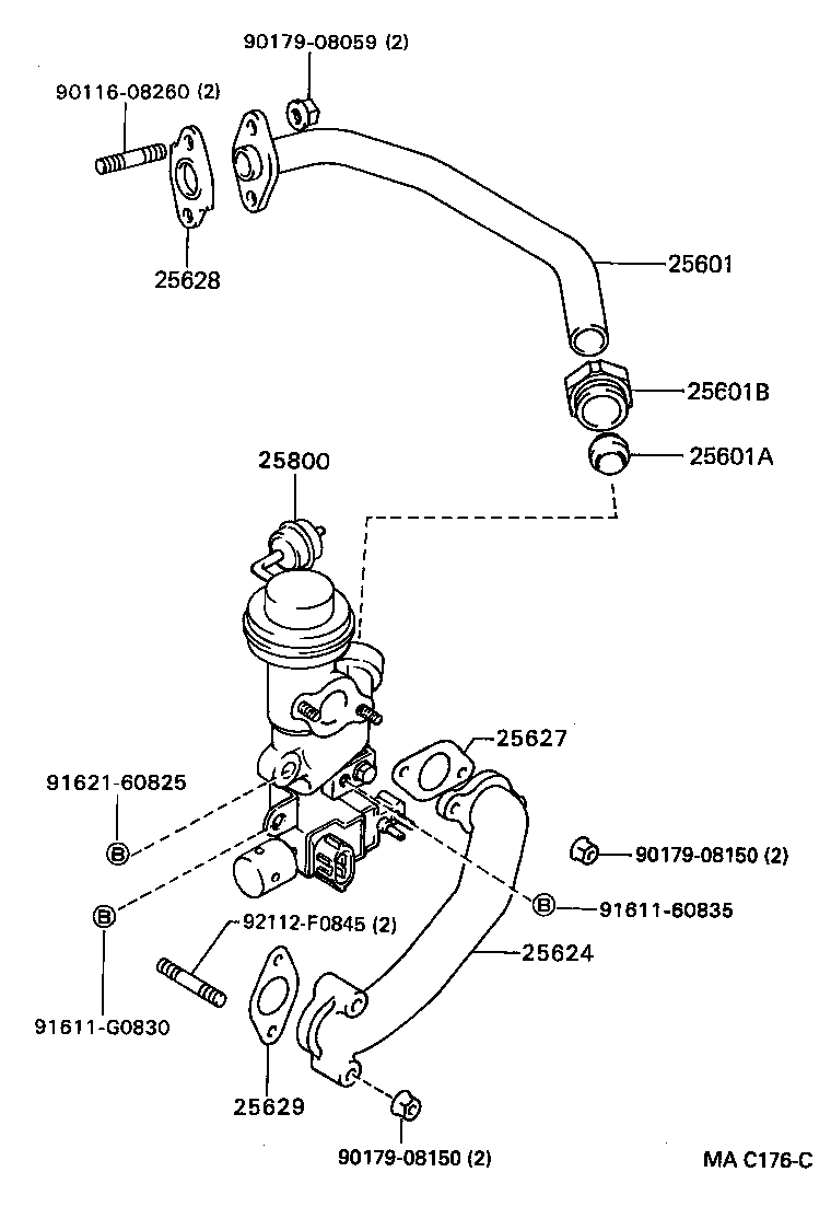 25800-54160 VALVE ASSY, ELECTRIC EGR CONTROL product image