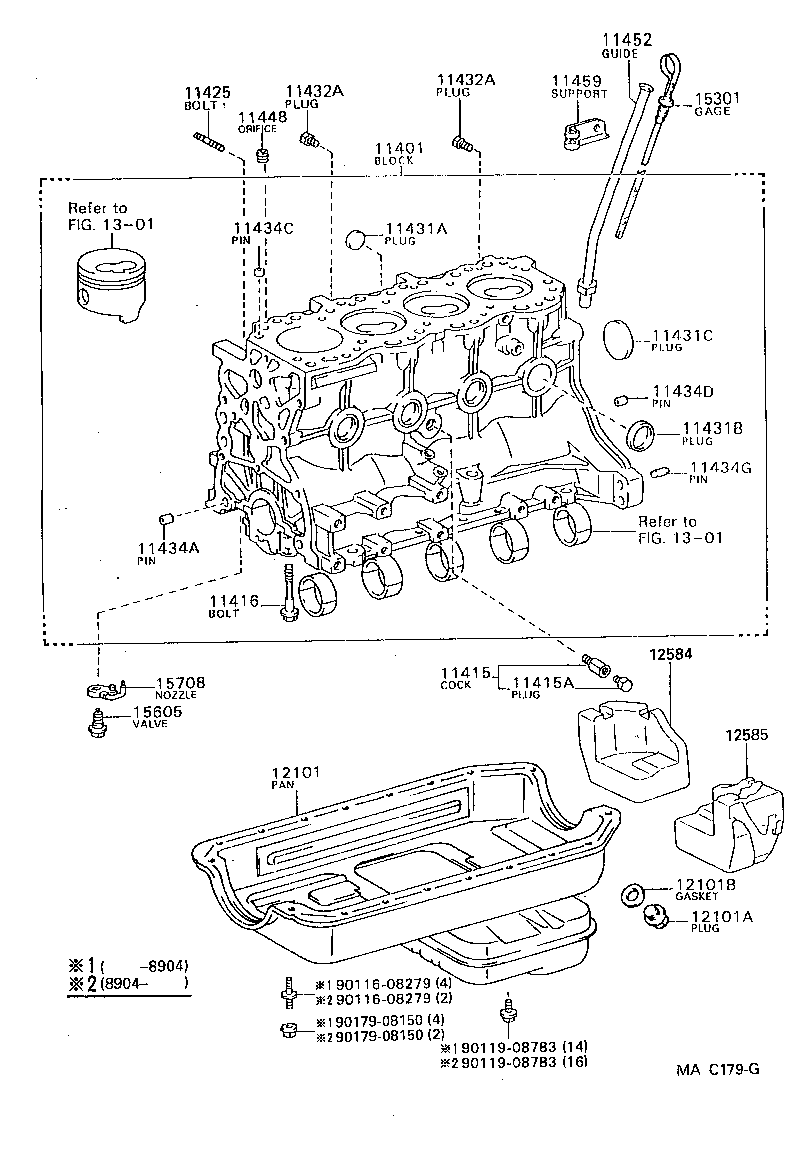 11448-67010 ORIFICE, CYLINDER BLOCK OIL product image