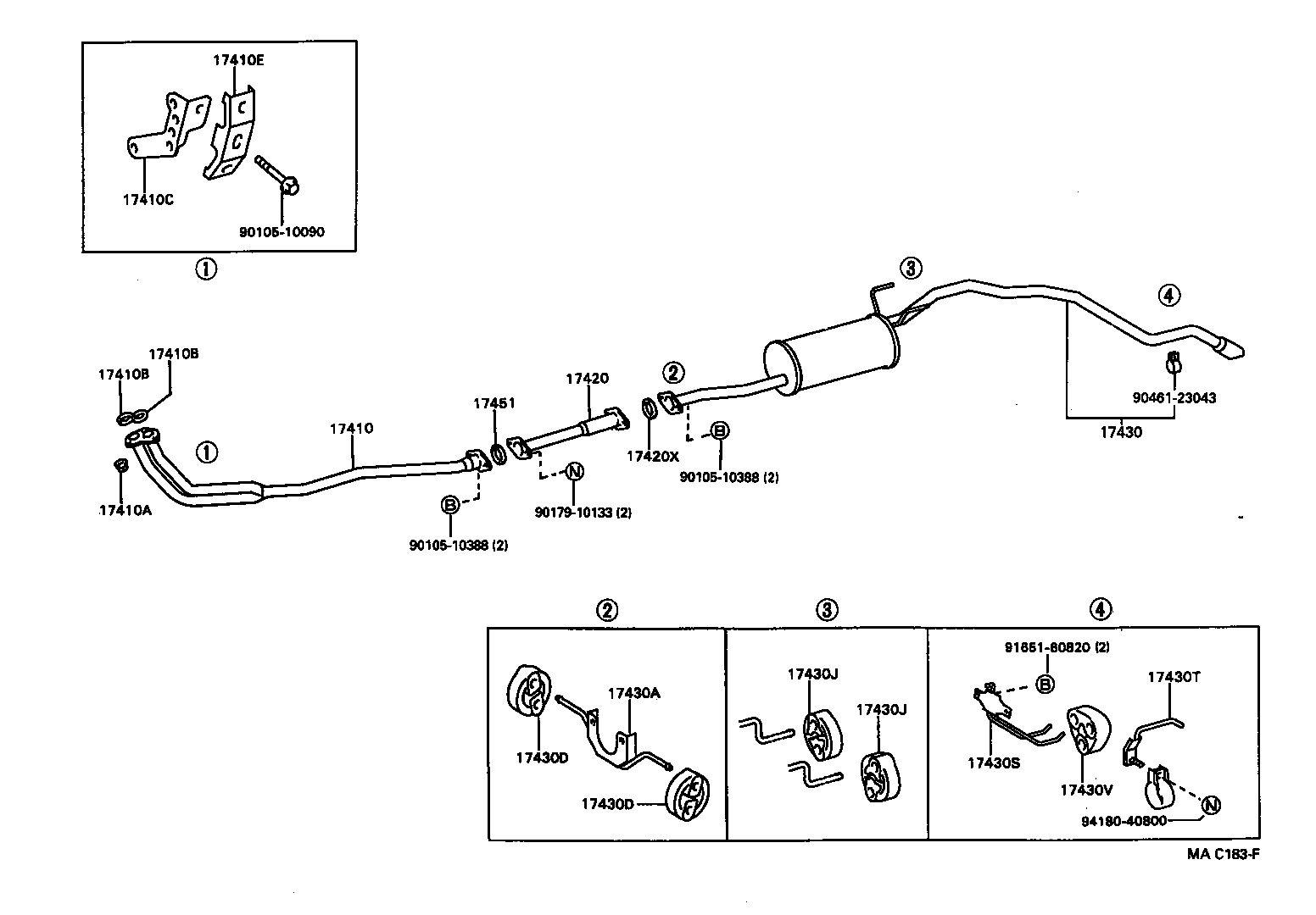 17430-3D201 PIPE ASSY, EXHAUST, TAIL product image
