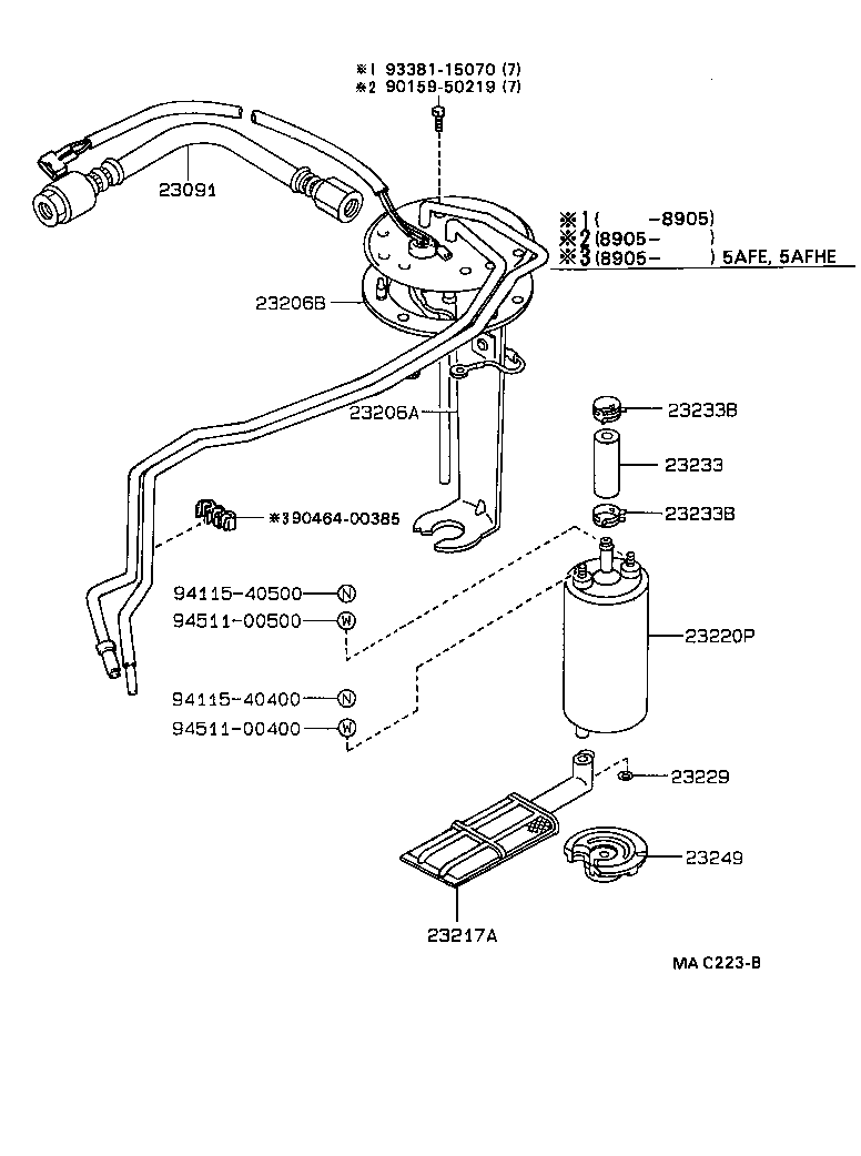 23209-15010 INJECTOR ASSY, FUEL product image