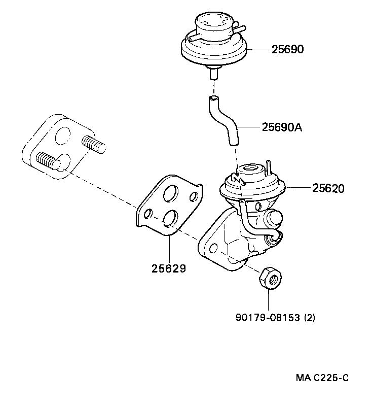 25627-16031 GASKET, EGR VALVE ADAPTER product image