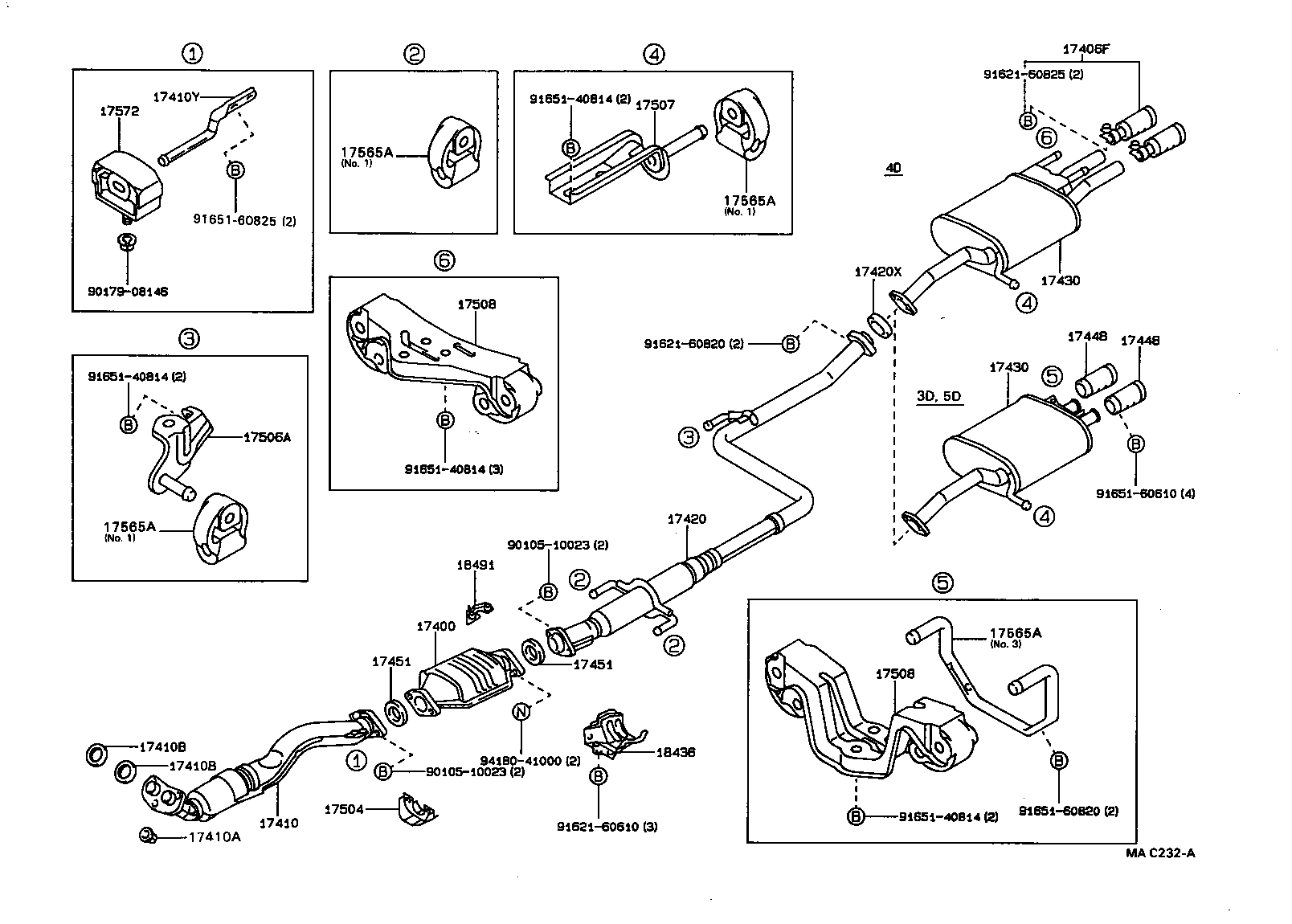 17430-11180 PIPE ASSY, EXHAUST, TAIL product image