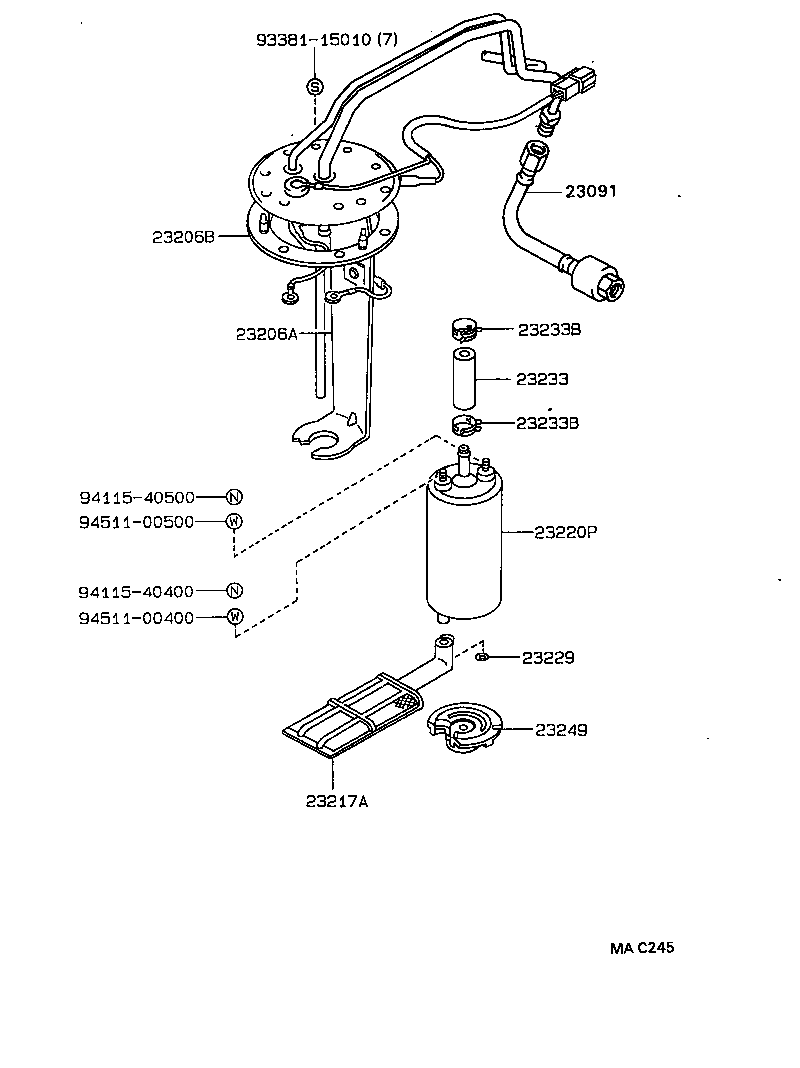23209-16060-01 INJECTOR ASSY, FUEL product image