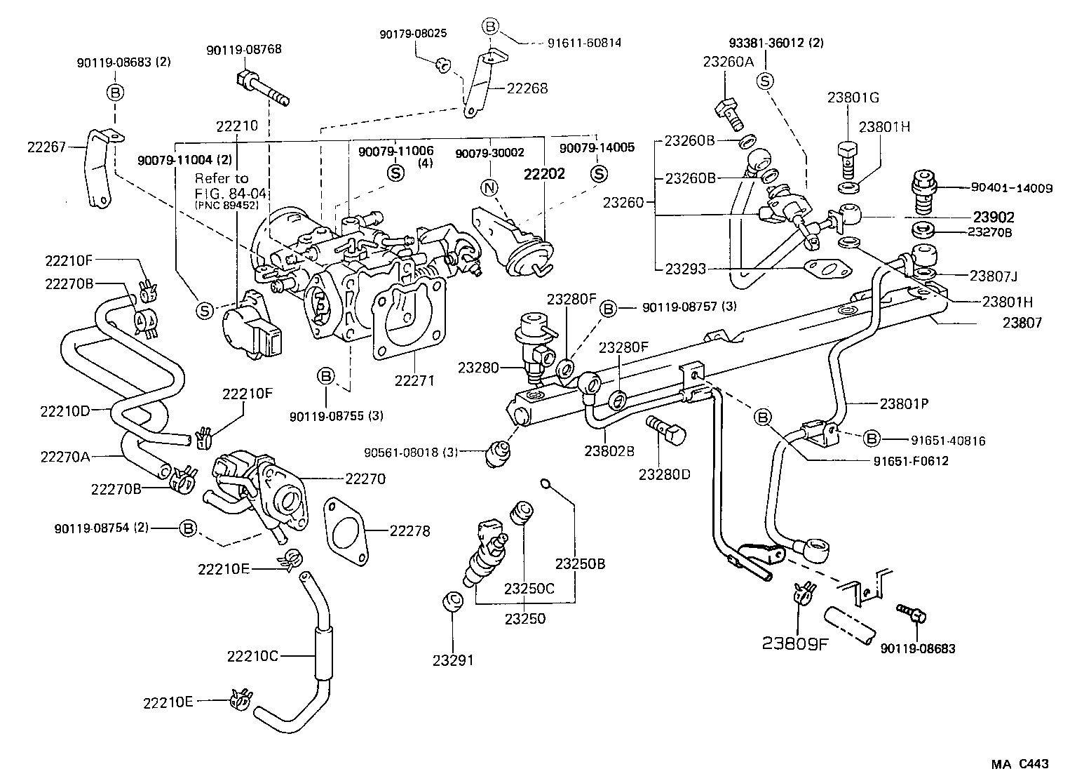 23264-42010 BRACKET, FUEL FILTER product image