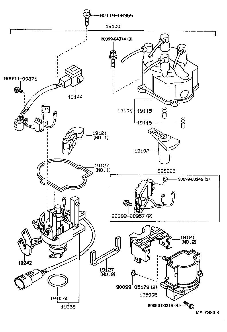 19121-63090 COVER, DUST PROOF product image
