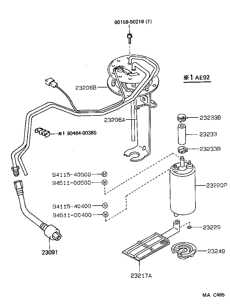 22271-15010 GASKET, THROTTLE BODY product image