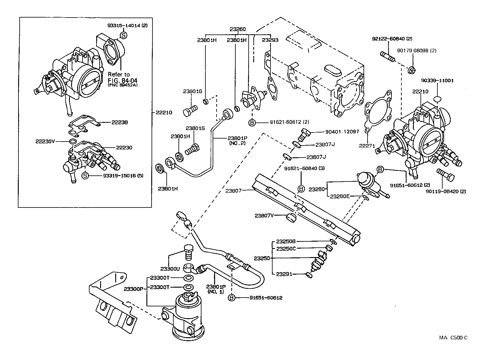 22210-16290 BODY ASSY, THROTTLE product image