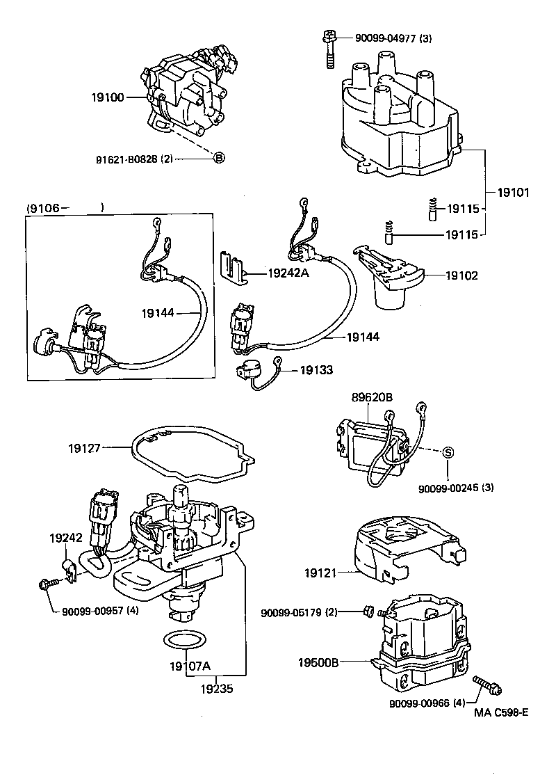 90099-14091 RING, O, DISTRIBUTOR HOUSING product image
