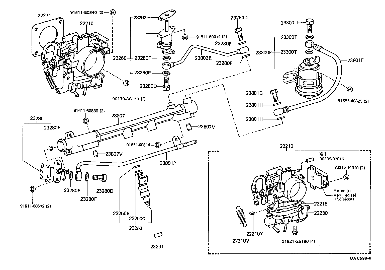 23209-16110 INJECTOR ASSY, FUEL product image