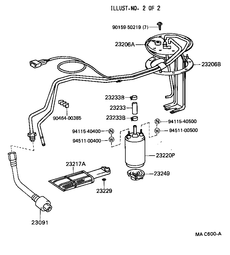 23209-16110 INJECTOR ASSY, FUEL product image