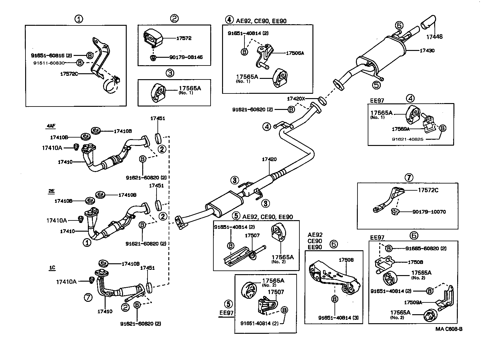 17430-11230 PIPE ASSY, EXHAUST, TAIL product image