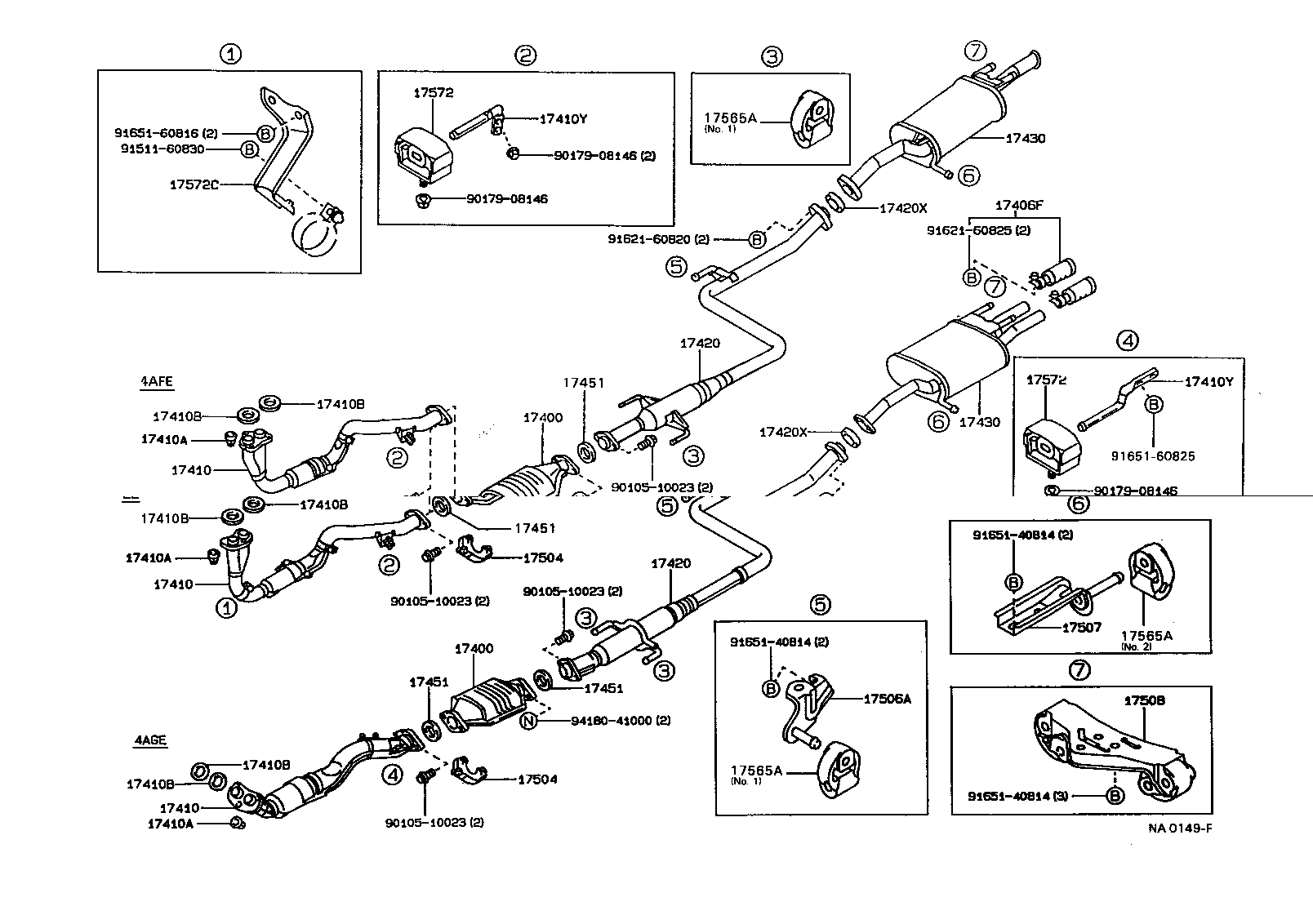 17430-11190 PIPE ASSY, EXHAUST, TAIL product image