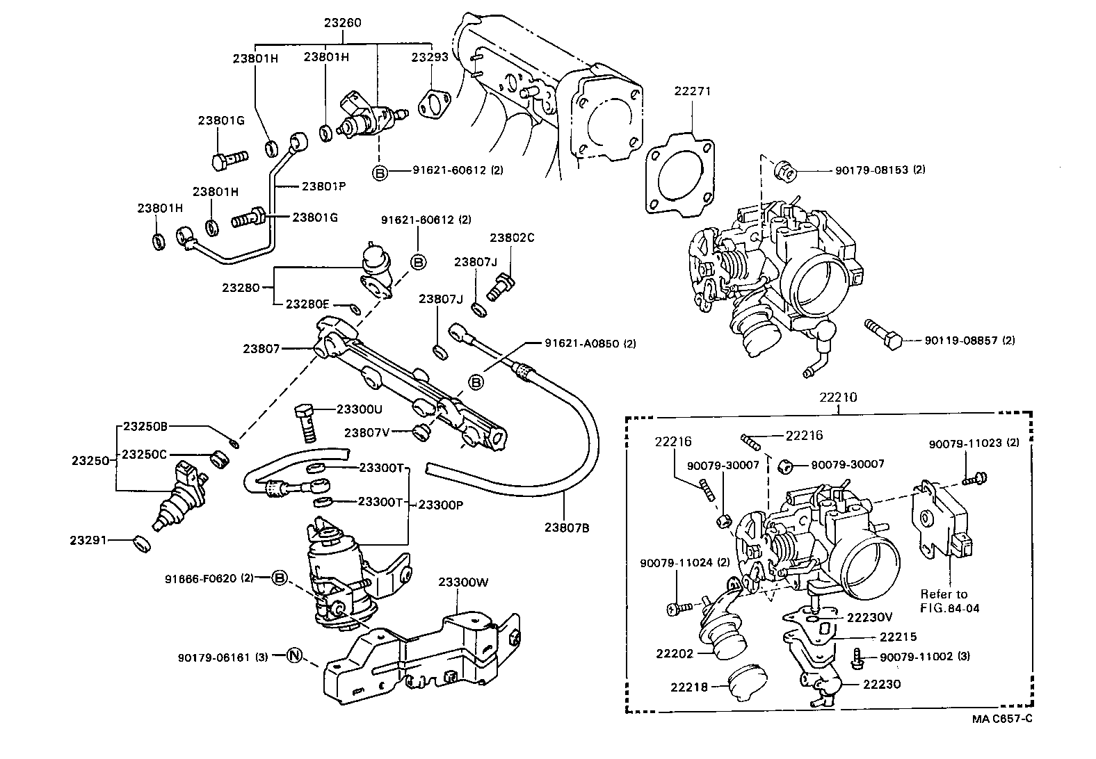 22210-74470 BODY ASSY, THROTTLE product image