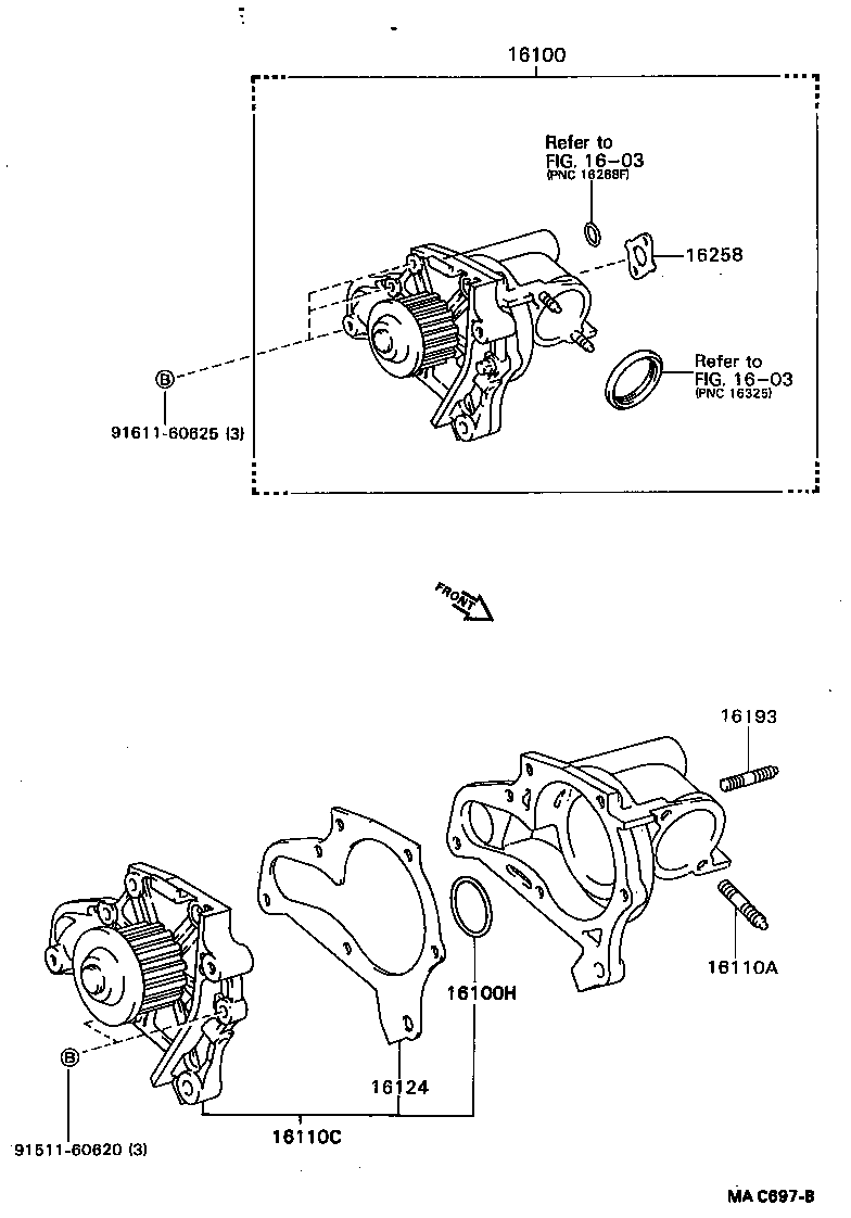 16493-64010 BOLT, STUD(FOR WATER OUTLET SETTING) product image