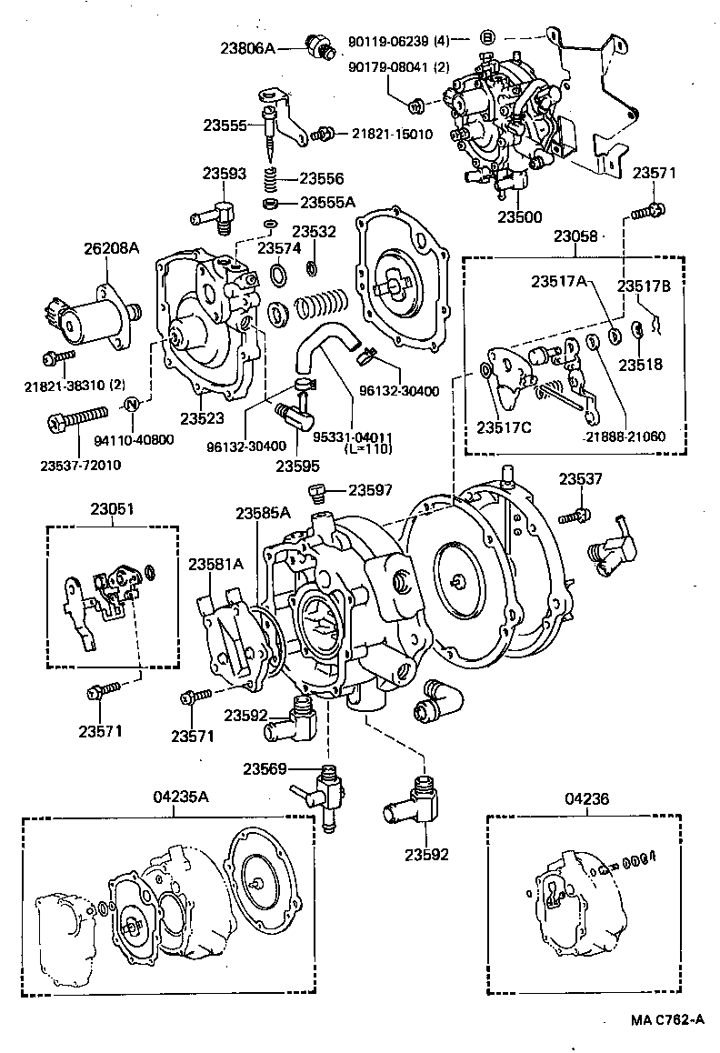 04236-72010 VALVE KIT, LPG REGULATOR product image