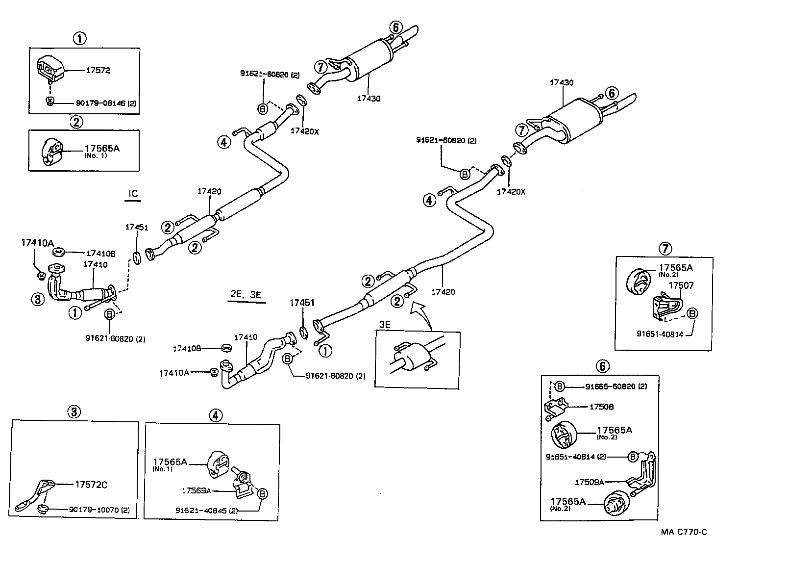17430-16520 PIPE ASSY, EXHAUST, TAIL product image