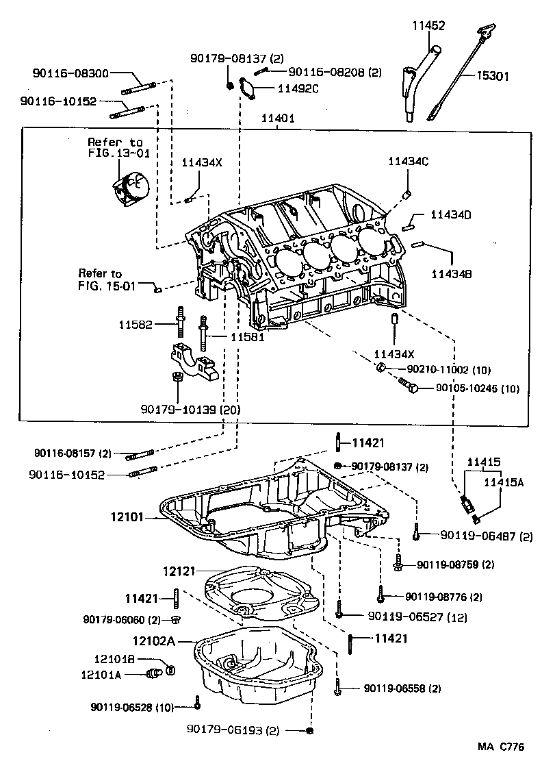 12102-50020 PAN SUB-ASSY, OIL, NO.2 product image